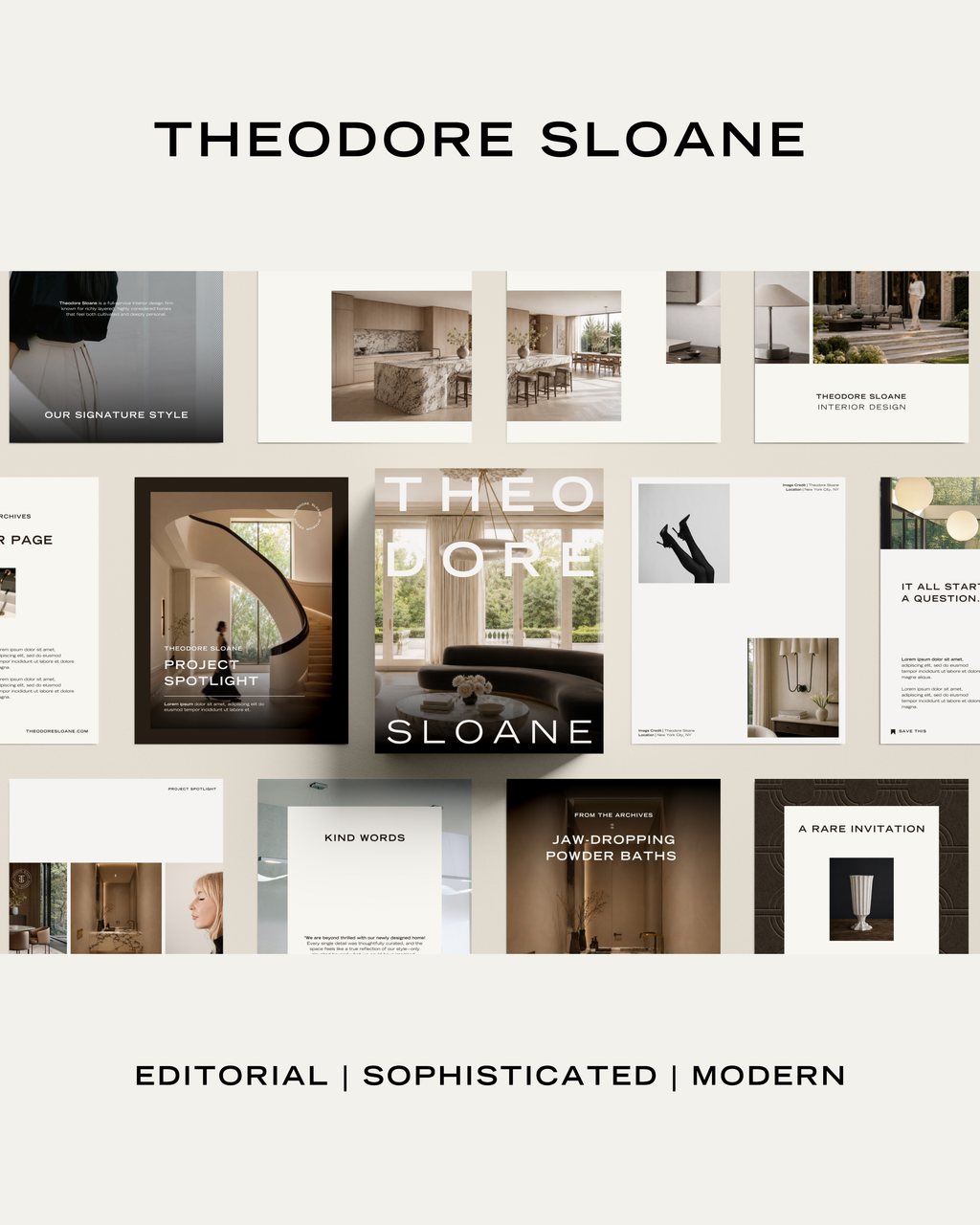 Theodore Sloane | Social Media Templates