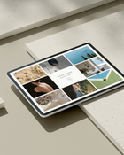 Interior Design Mood Board Canva template featuring customizable layouts for high-end design presentations—crafted for luxury interior designers to showcase project vision and concept.