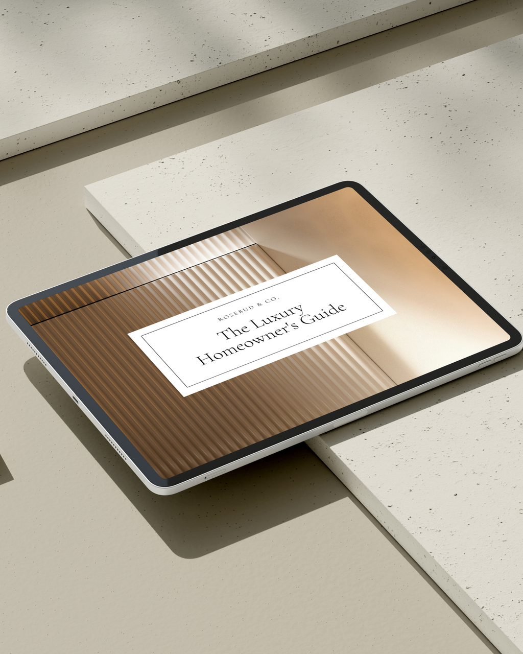 Interior Design Offboarding Guide Canva template featuring customizable layouts for thank-you messages, maintenance tips, and testimonial requests—crafted for luxury interior designers.