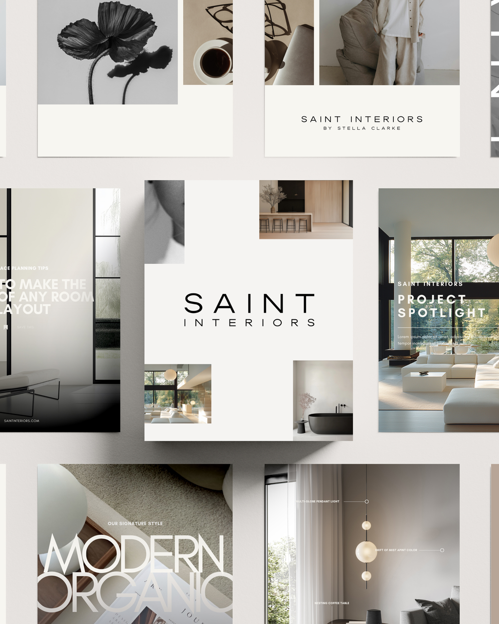 Luxury Interior Designer Social Media Templates | Canva Instagram ...