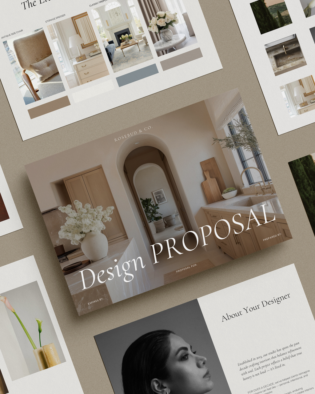 Interior Design Proposal Template & Investment Guide | Canva Client ...