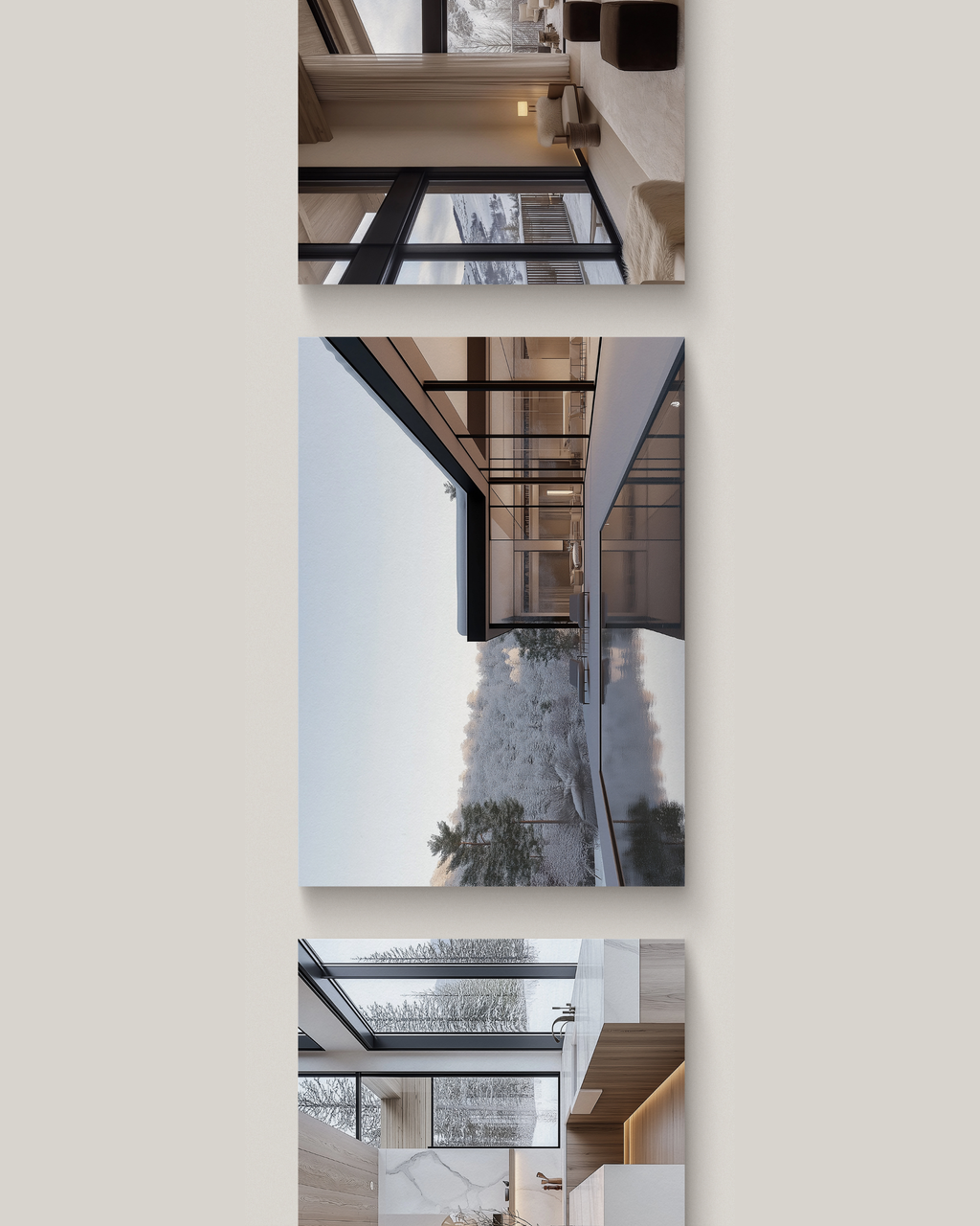 Alpine Interiors stock image featuring luxury mountain-inspired spaces with warm wood tones, natural stone, and refined modern design—crafted for interior designers and creative brands.