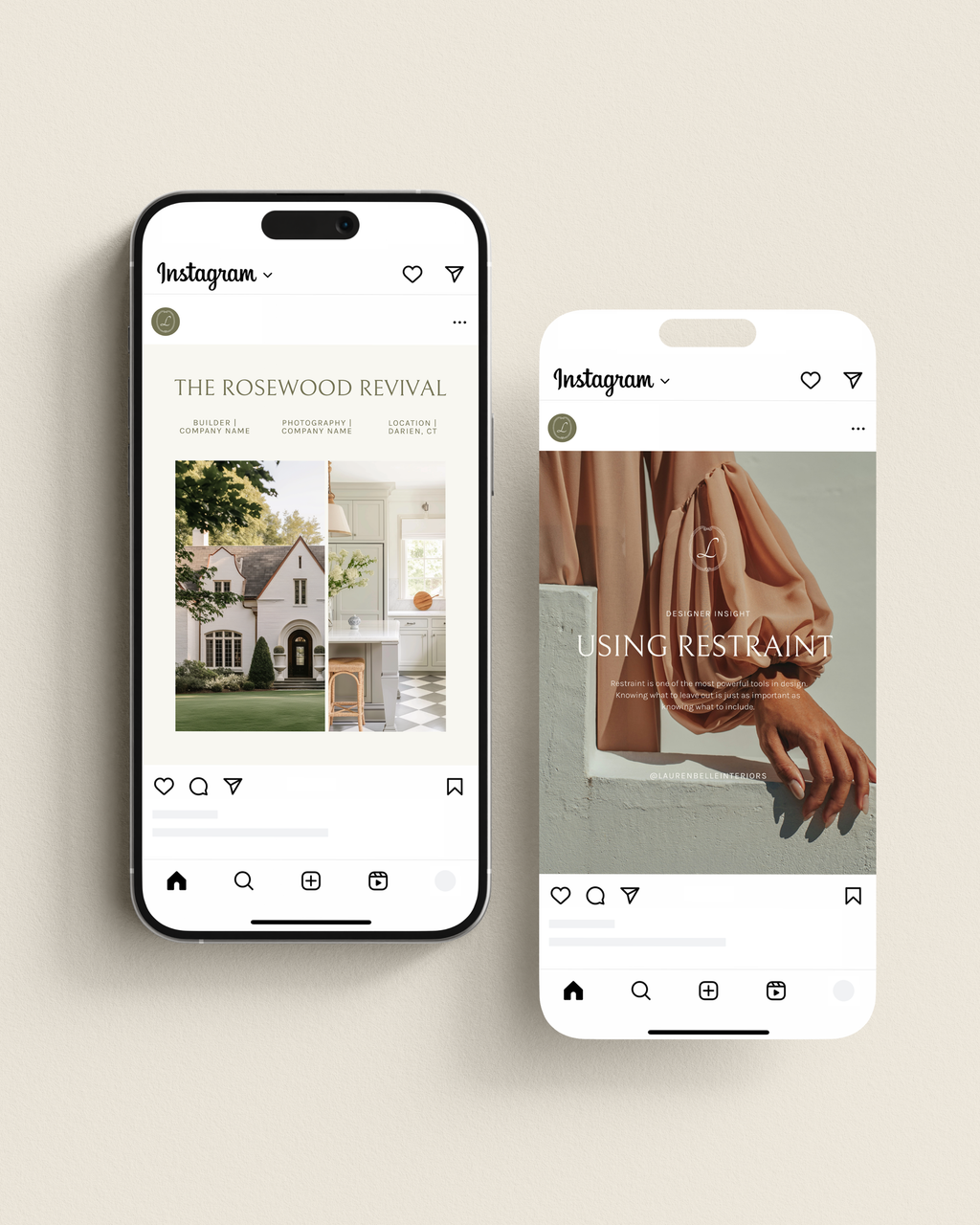 Lauren Belle Interiors | Social Media Templates