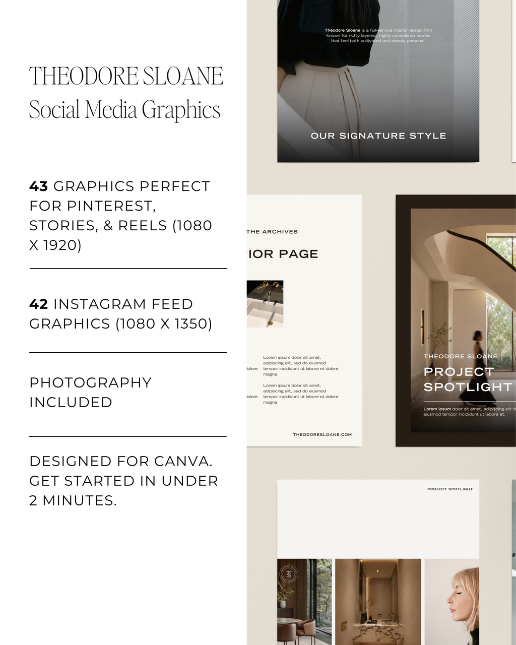 Theodore Sloane | Social Media Templates