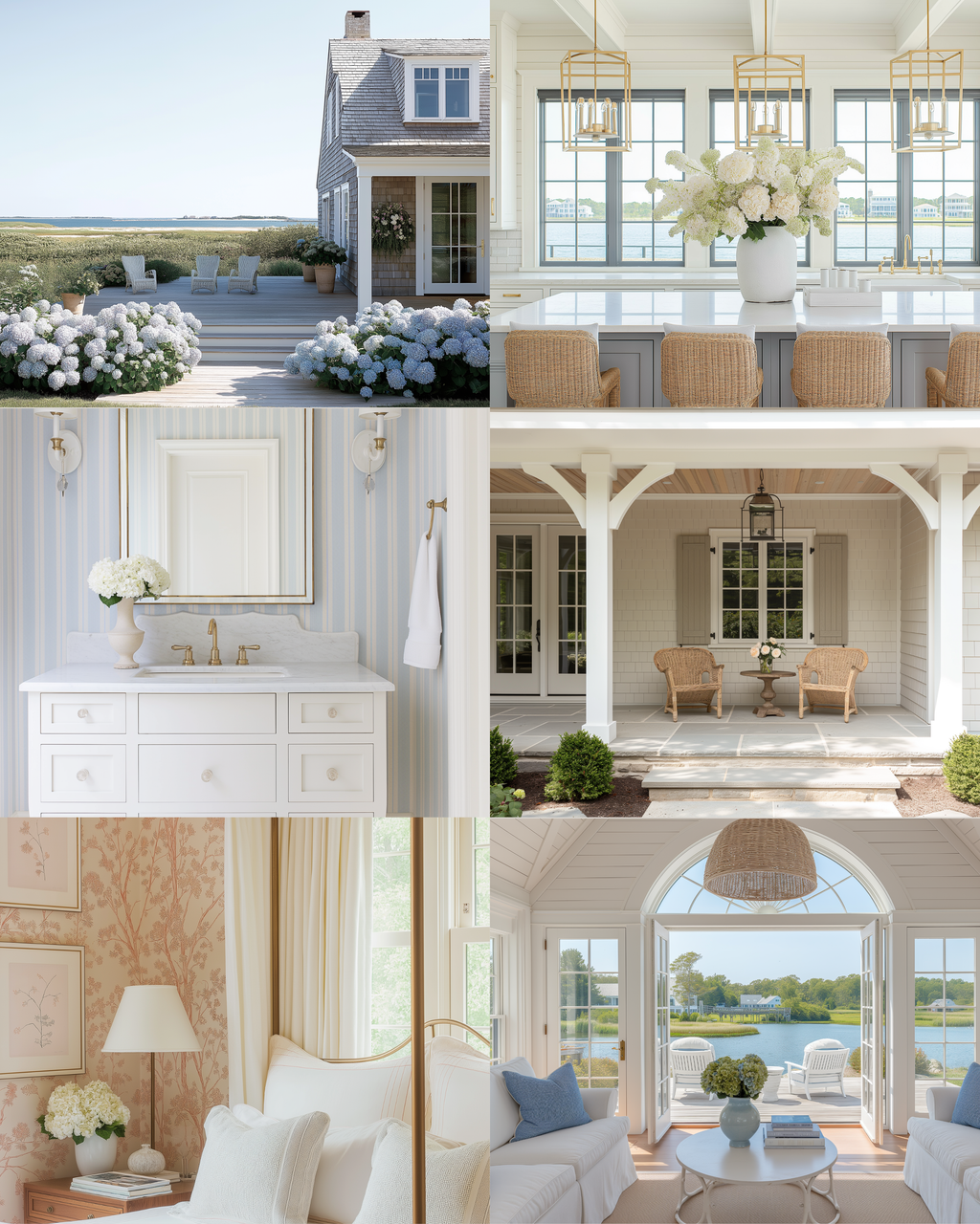 Cape Cod Interior Stock Image Collection | East Coast Luxury Coastal AI ...