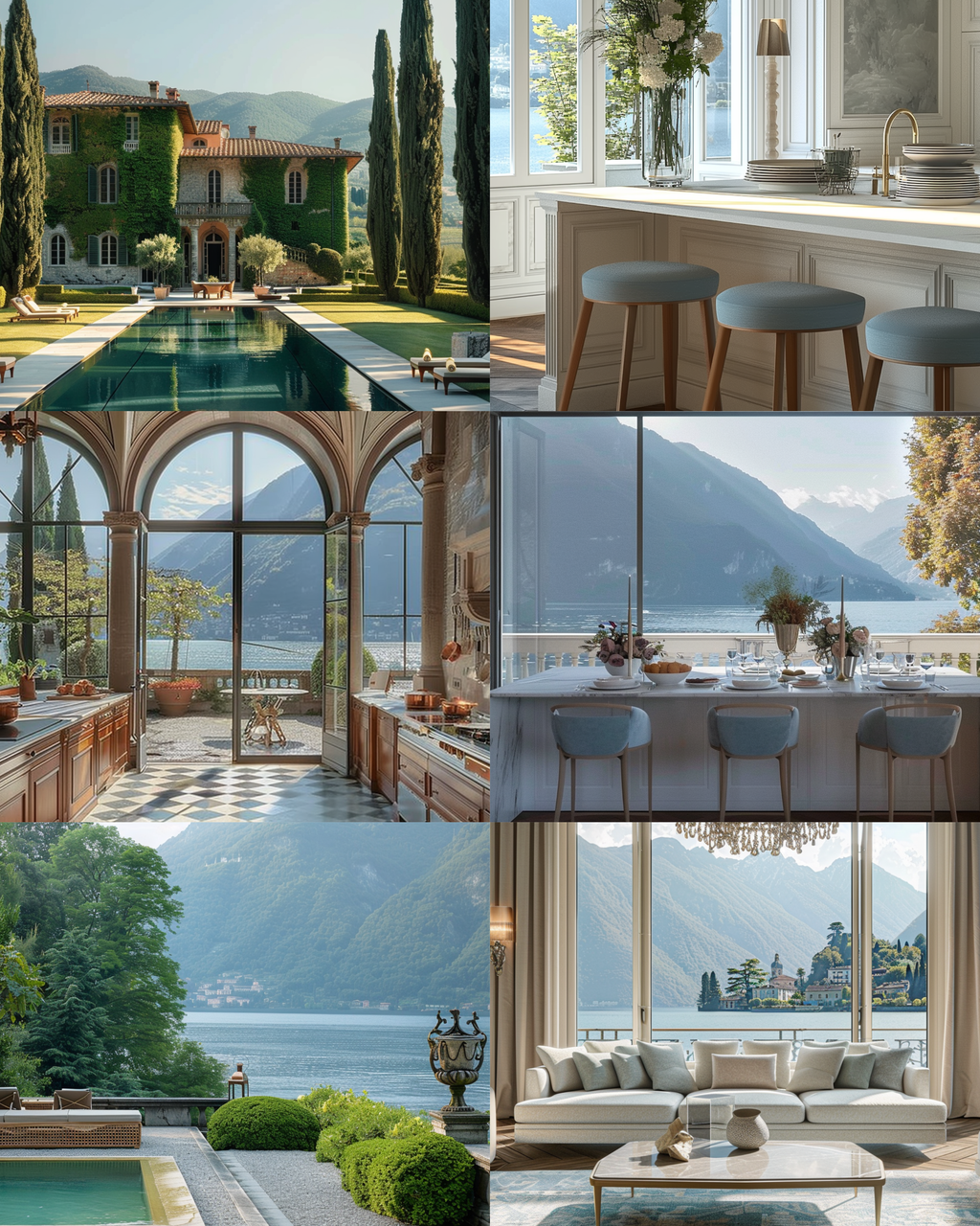 Amalfi Coast interior stock image featuring luxury coastal-inspired spaces with natural textures, soft light, and refined details—created for interior designers and creative brands.