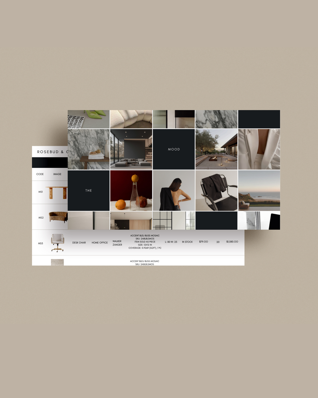 Ffe Spec Book Interior Design Spec Book & FFE Schedule Template | Professional Canva ...