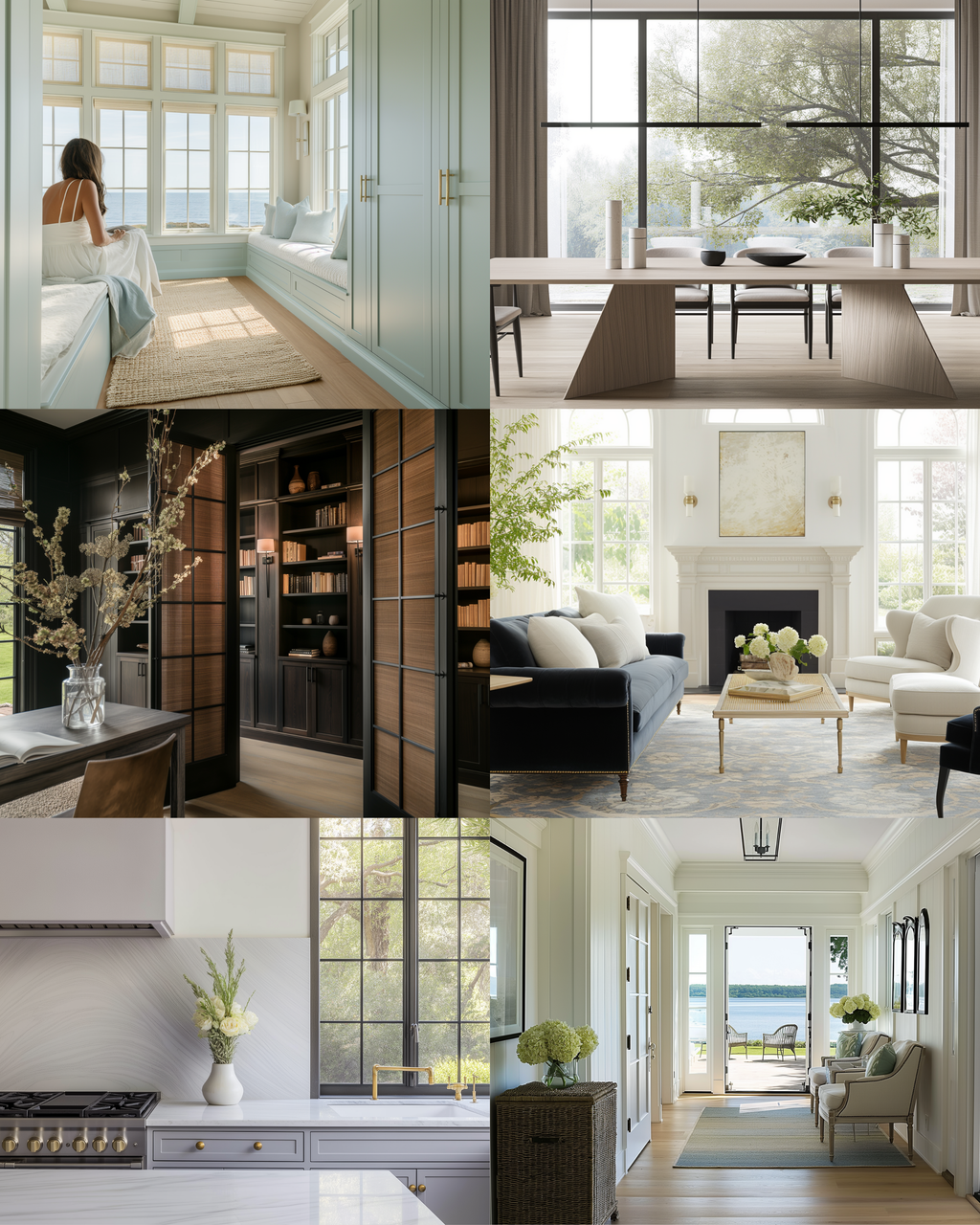 East Coast interior stock image featuring refined coastal-inspired spaces with neutral tones, natural textures, and timeless seaside elegance—created for interior designers and creative brands.