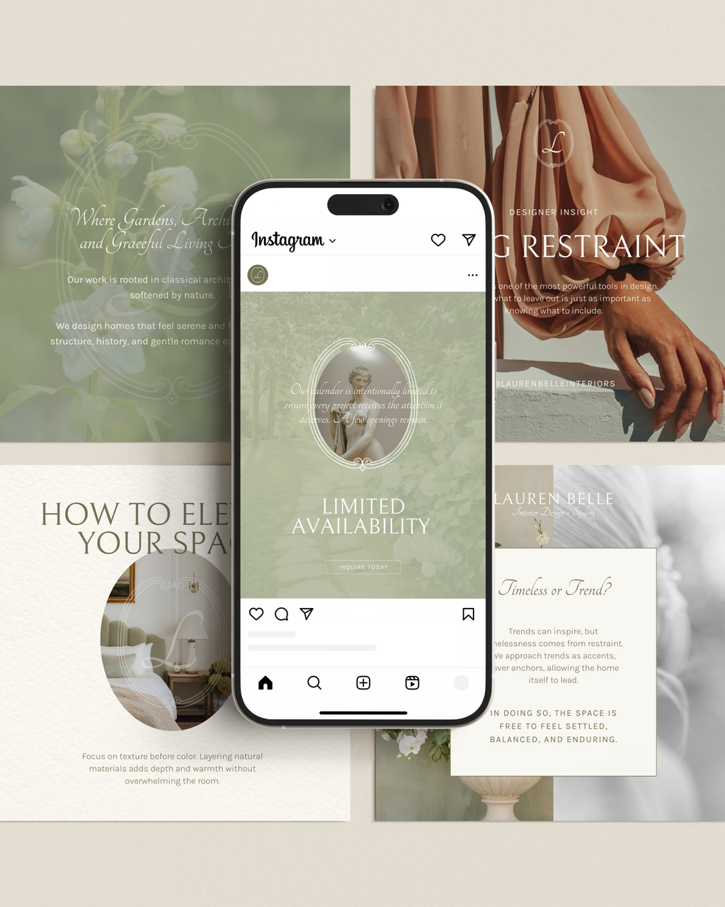 Lauren Belle Interiors | Social Media Templates