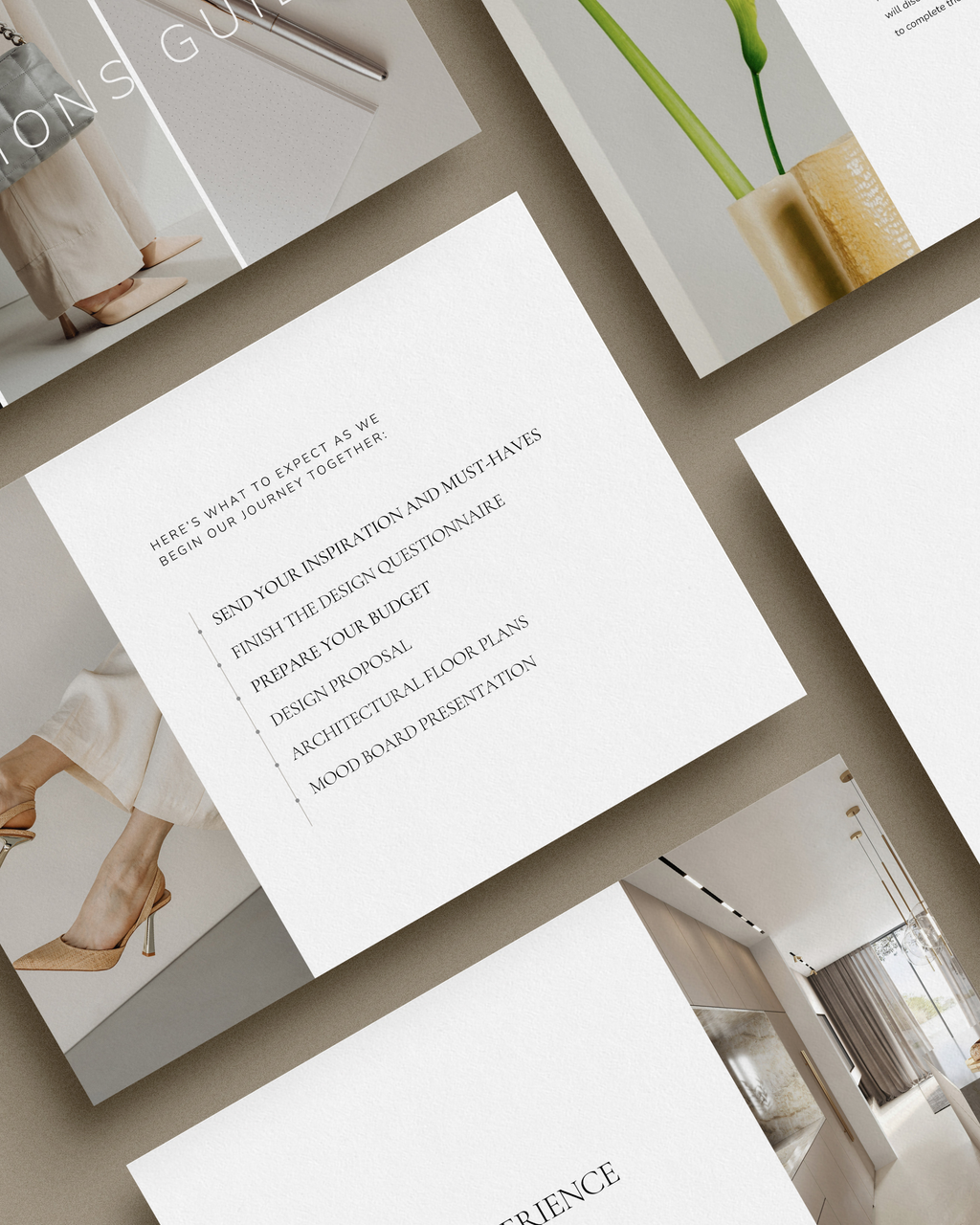 Interior Design Expectations Guide Template | Luxury Client Experience ...