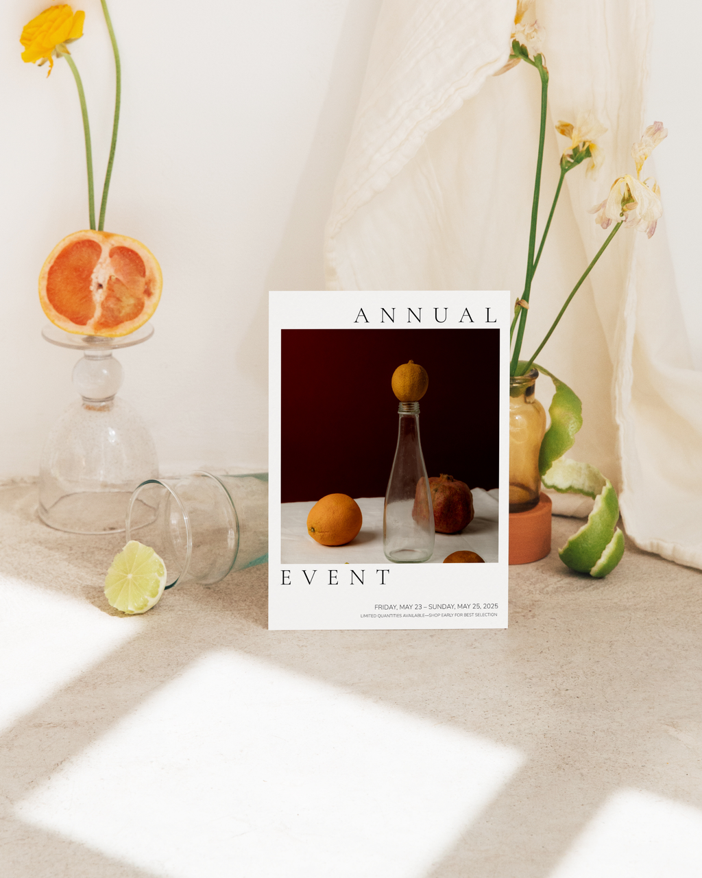 Modern interior design flyer Canva template collection featuring neutral, minimalist layouts for open houses, events, and marketing—crafted for luxury designers and real estate professionals.