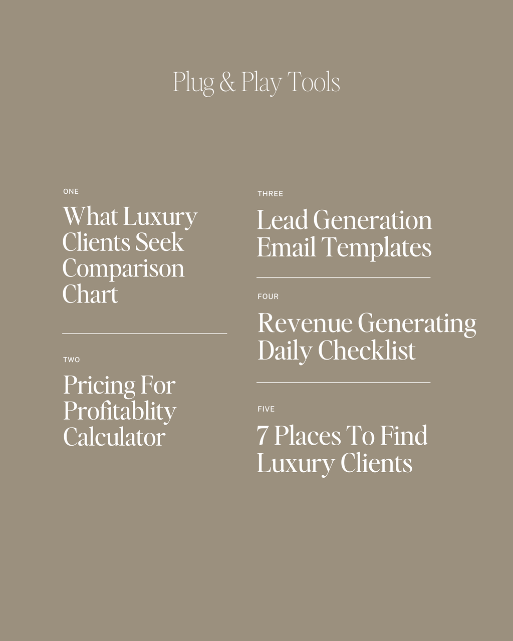 Luxury Clients Workbook for Interior Designers