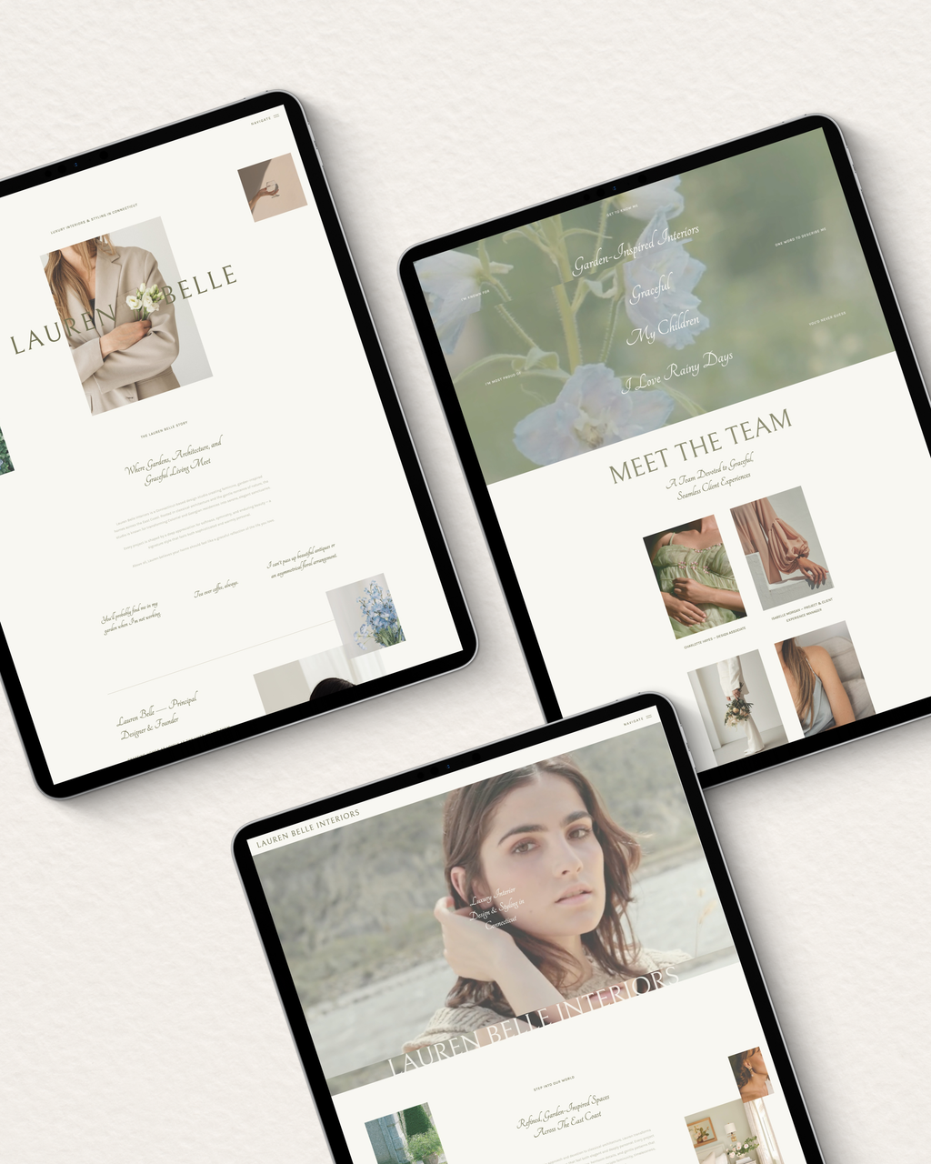 Lauren Belle Interiors | Showit Website Template