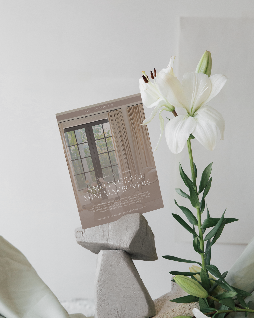 Interior Design Flyer Template Collection | Amelia Grace