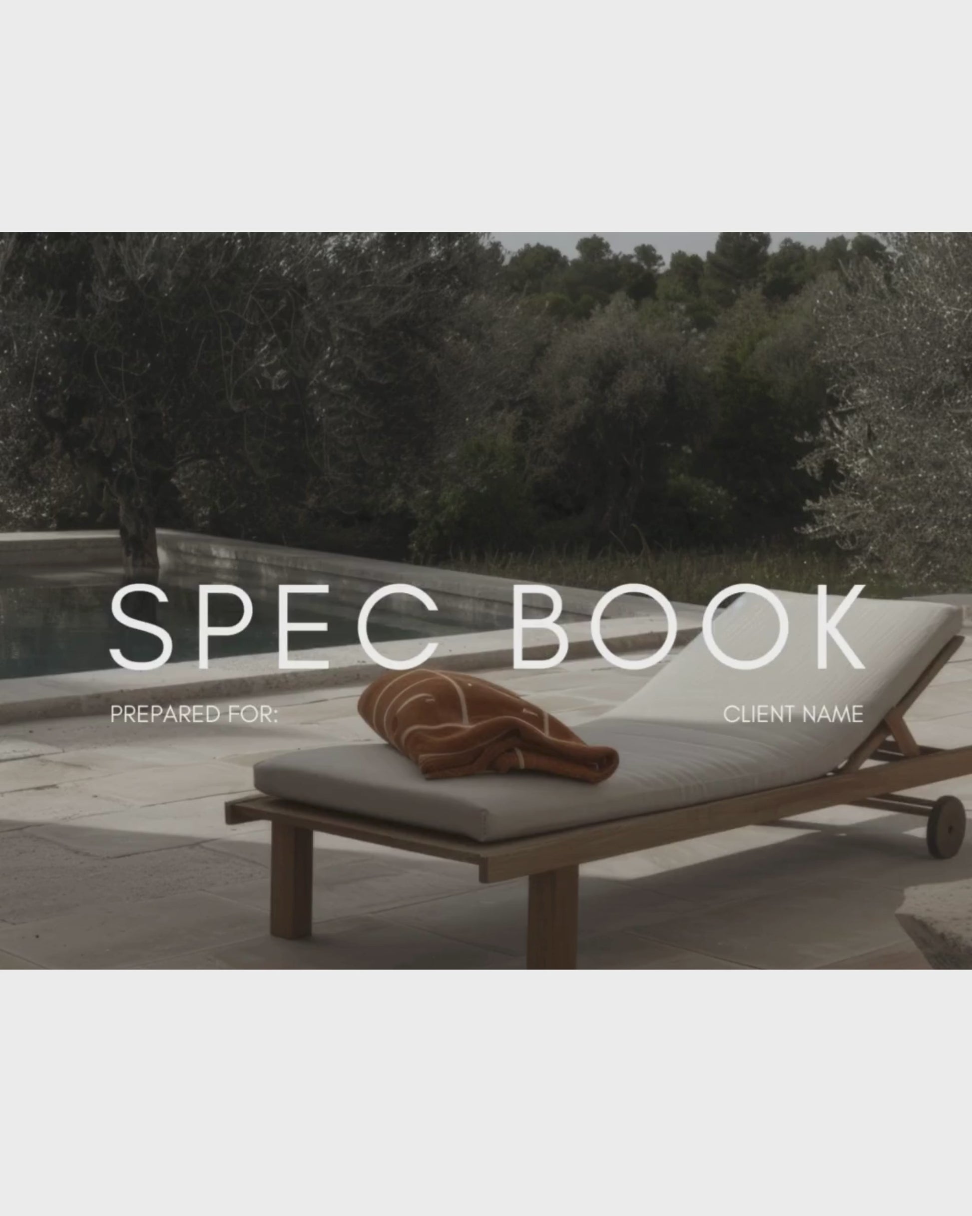 Interior Design Spec Book Canva template featuring branded layouts for finishes, fixtures, floor plans, and furniture schedules—professionally designed for interior designers and architects.