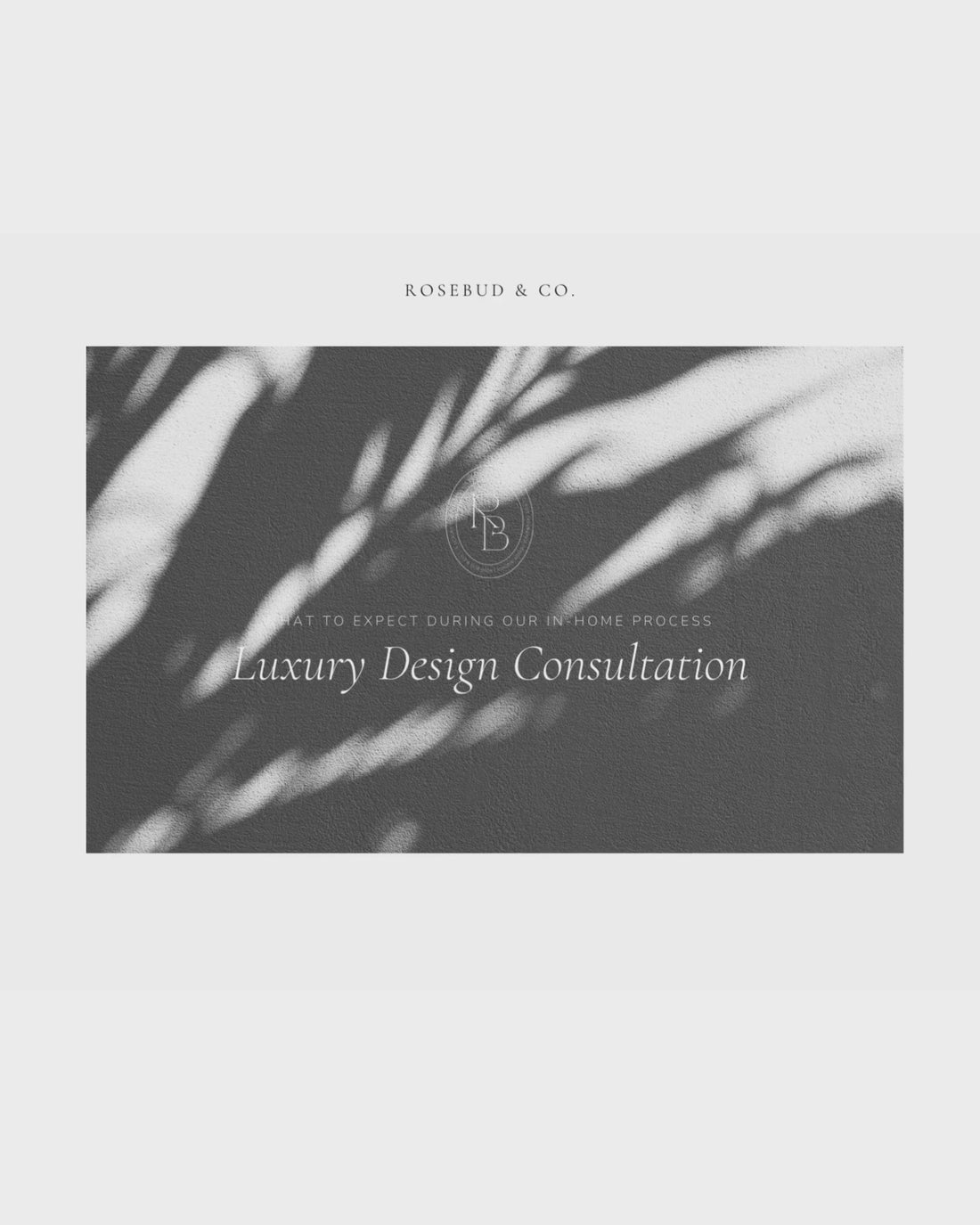 In-Home Consultation Guide Canva template featuring customizable layouts explaining the design consultation process, payment schedule, and project stages—crafted for luxury interior designers.